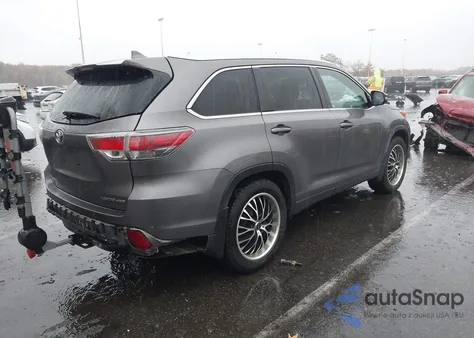 2016 Toyota Highlander Limited V6 z USA, uszkodzony, nr VIN 5TDDKRFH4GS310561